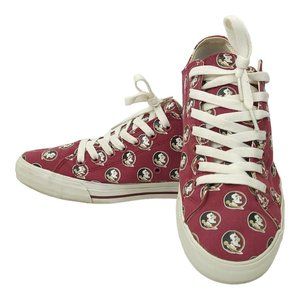 Row One Florida State Seminoles Mens 9.5 Womens 11 Sneakers Gold Garnet Red